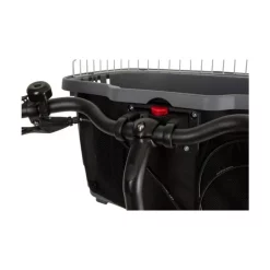 Panier Avant Pour Chien - FASTRIDER -Sacoche vélo grand magasin cordo panier avant pour chien gris 4