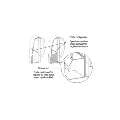 Plixi Backpack - OVERADE - Sac à Dos Vélo -Sacoche vélo grand magasin sac a dos velo overade plixi backpack gris 3