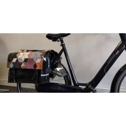 SACOCHE VÉLO DOUBLE CUBES CLARIJS 12 SACOCHE VÉLO DOUBLE CUBES CLARIJS -Sacoche vélo grand magasin sacoche velo double cubes clarijs 2