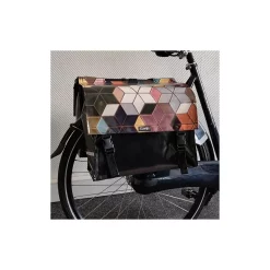 SACOCHE VÉLO DOUBLE CUBES CLARIJS 13 SACOCHE VÉLO DOUBLE CUBES CLARIJS -Sacoche vélo grand magasin sacoche velo double cubes clarijs 3
