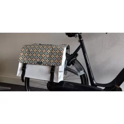 Sacoche Vélo Double Retro Clarijs -Sacoche vélo grand magasin sacoche velo double retro clarijs 2