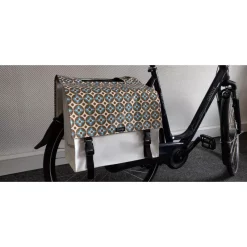 Sacoche Vélo Double Retro Clarijs -Sacoche vélo grand magasin sacoche velo double retro clarijs 3